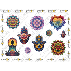 Stickers Adesivi Mandala