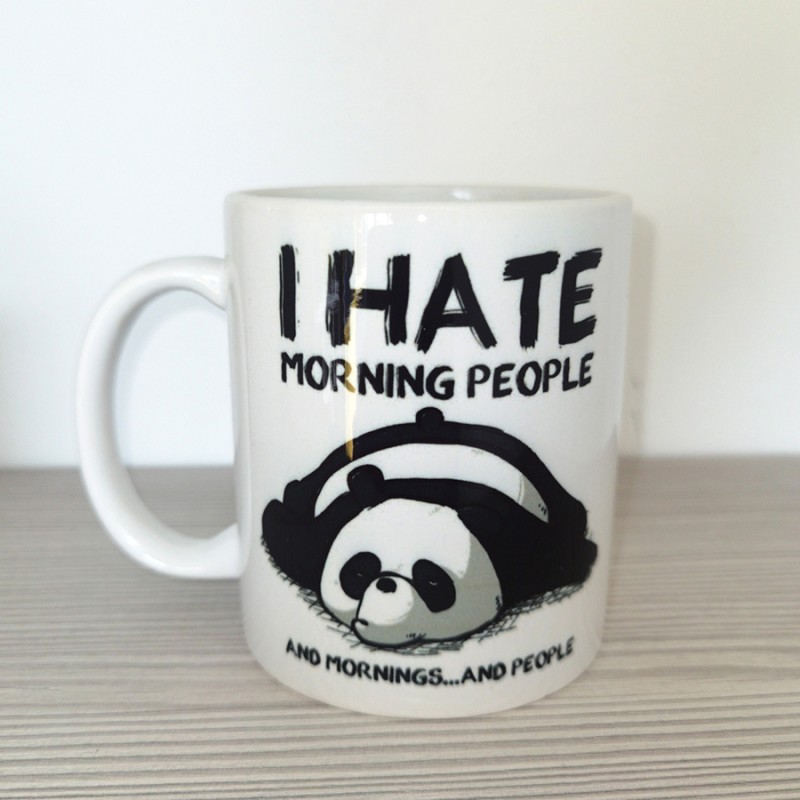 Idee Regalo Tazza i hate morning people