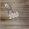 Portachiavi Personalizzato in Legno "Puzzle di coppia"