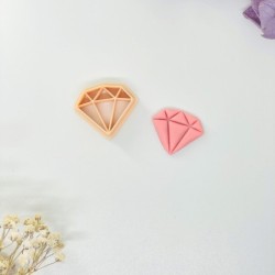 Cutter Diamante | Cutter San Valentino | Diamante Cutter Tagliapasta Tagliaorecchini argilla polimerica