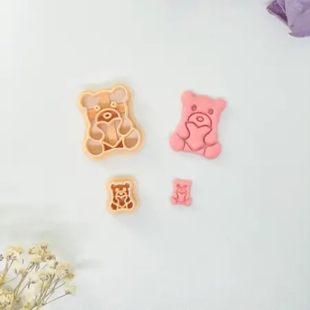 Cutter Orsetto Cuore 1 per Pasta Polimerica