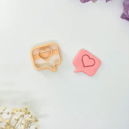Cutter Tag Cuore 1 per Pasta Polimerica
