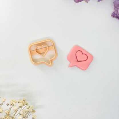 Cutter Tag Cuore 1 per Pasta Polimerica  