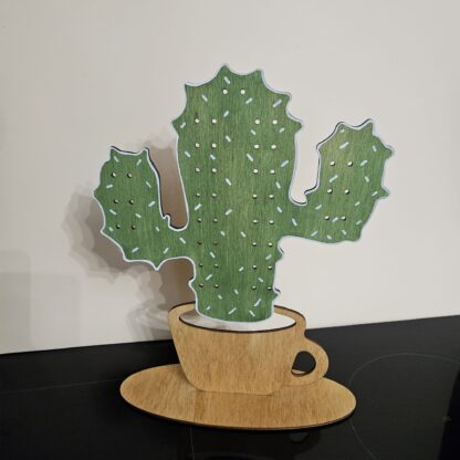 Organizer per orecchini a forma di Cactus  