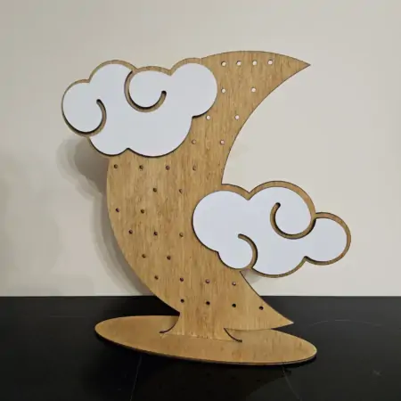 Organizer per orecchini a forma di Luna