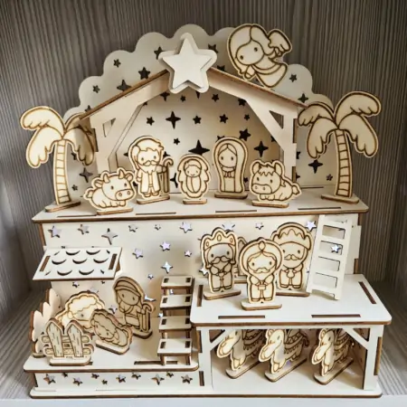 Presepe in legno