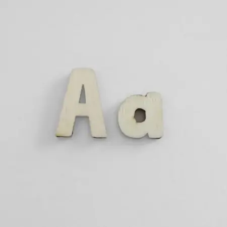 Sagoma in legno lettera A