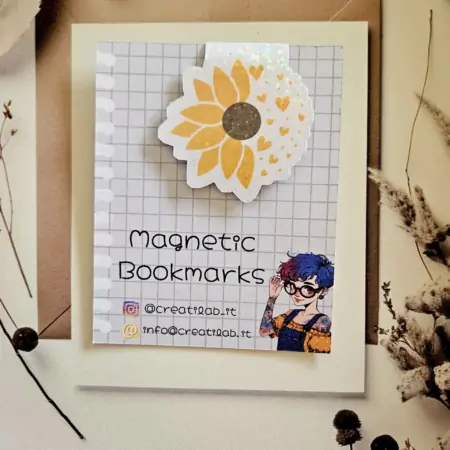 Segnalibro Magnetico Girasole