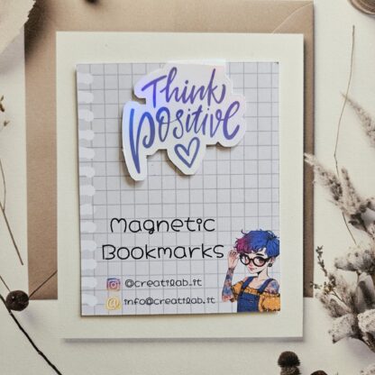 Segnalibro magnetico Think Positive  