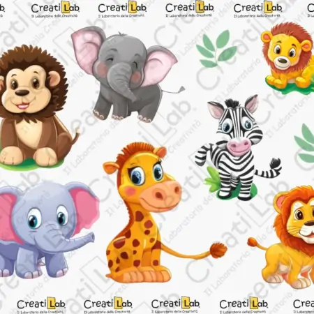 Stickers Adesivi Animali della foresta