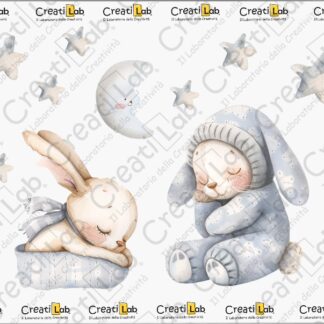 Stickers Adesivi Baby Coniglietto  