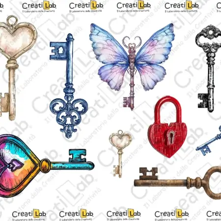 Stickers Adesivi Chiavi