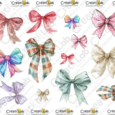 Stickers Adesivi Fiocchi