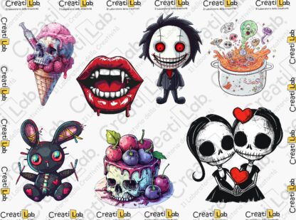 Stickers Adesivi Horror  