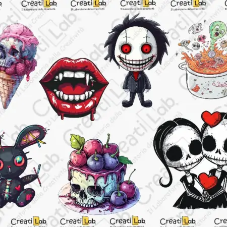 Stickers Adesivi Horror