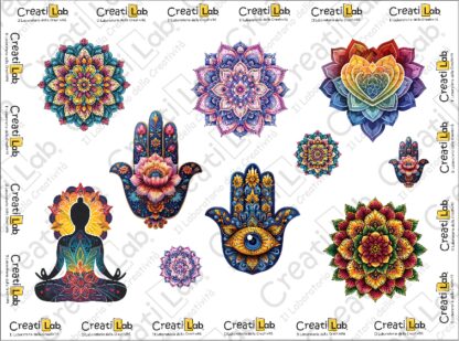 Stickers Adesivi Mandala  