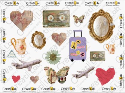 Stickers Adesivi Mix scrapbooking  