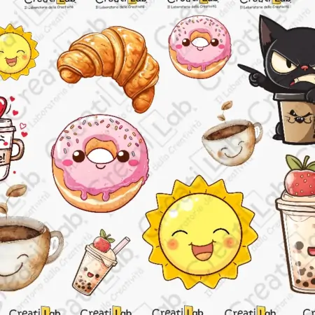 Stickers Adesivi Morning Coffee