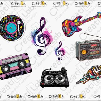 Stickers Adesivi Musica  