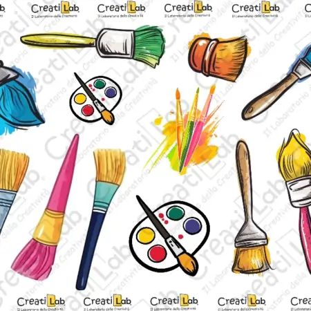 Stickers Adesivi Pennelli