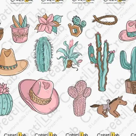 Stickers Adesivi Piante Grasse Western
