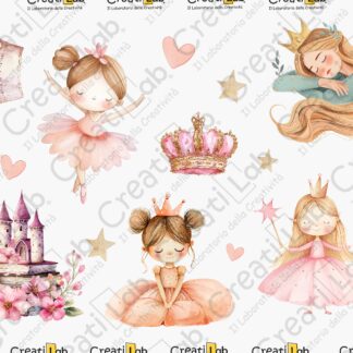 Stickers Adesivi Principesse  