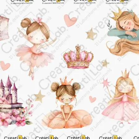 Stickers Adesivi Principesse