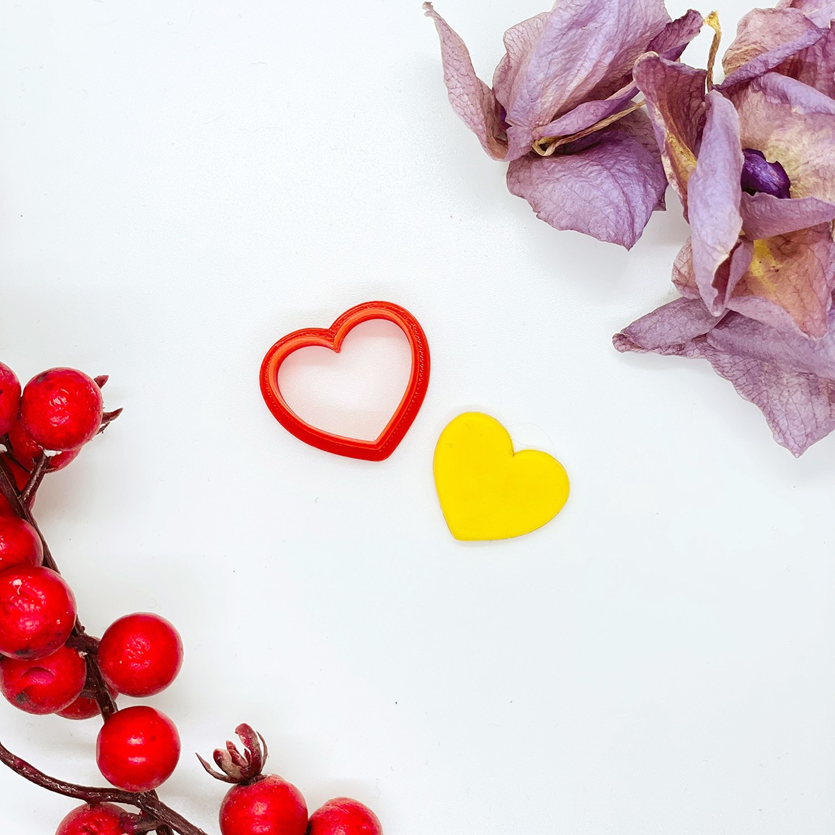 Taglierina pasta polimerica Cuore per Biscotti Decorativi e Pasta Polimerica