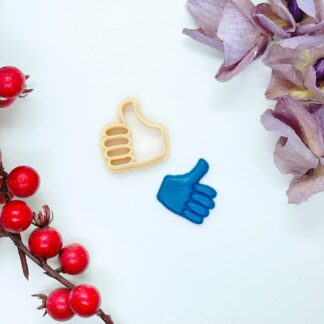 Taglierina pasta polimerica Pollice in Su per Biscotti Decorativi e Pasta Polimerica  