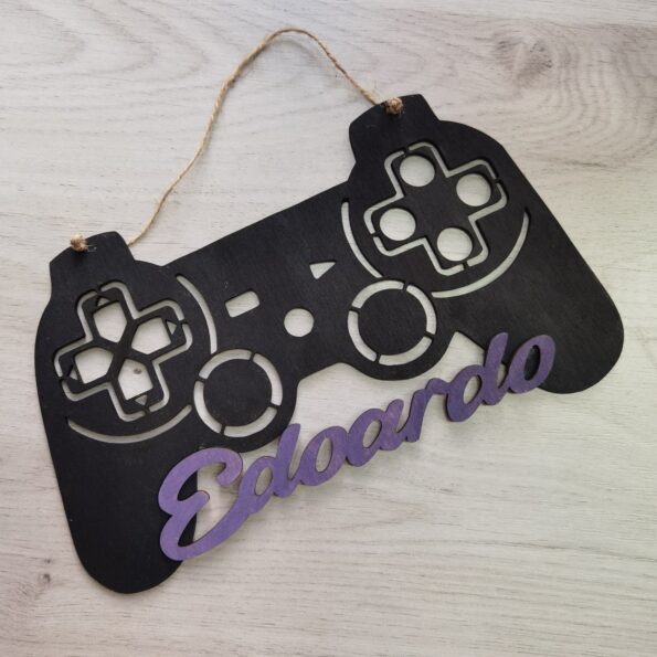 Targa nome Joystick nerd