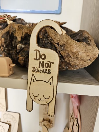 Fuoriporta "Do not disturb" Gattino  