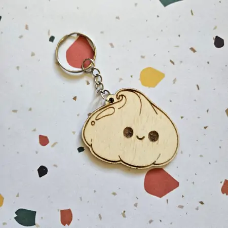 Portachiavi in Legno "Bao zi!"