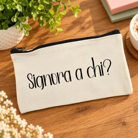 Pochette personalizzata "Signora a chi?"
