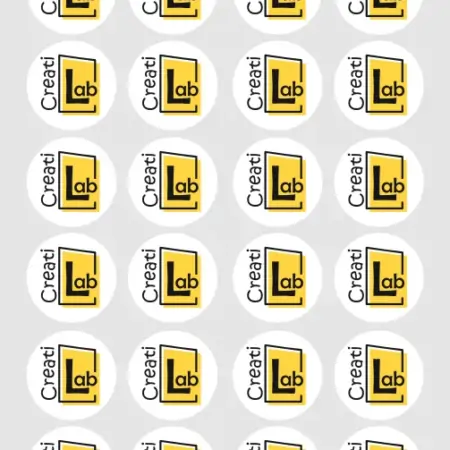 Stickers Tondi a Mezzo Taglio