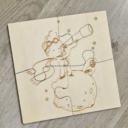 Puzzle in legno per Proposta " Vuoi essere il mio/la mia testimone?"  