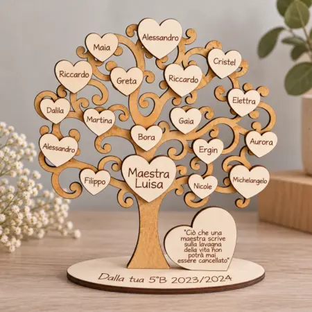 Albero della Vita per Maestre, Mastri o catechiste con dedica