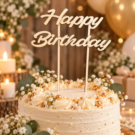Cake Topper Happy birthday