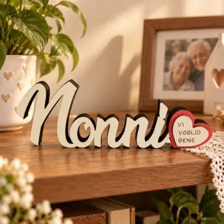 Scritta da Appoggio Nonni/Nonna/Nonno Ti voglio bene