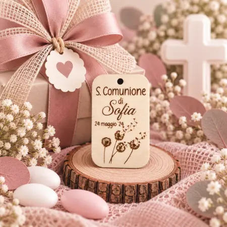 Tag Rettangolare "S. Comunione di" con Soffioni