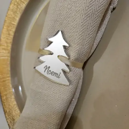 Segnaposto a forma di Albero di Natale Personalizzabile