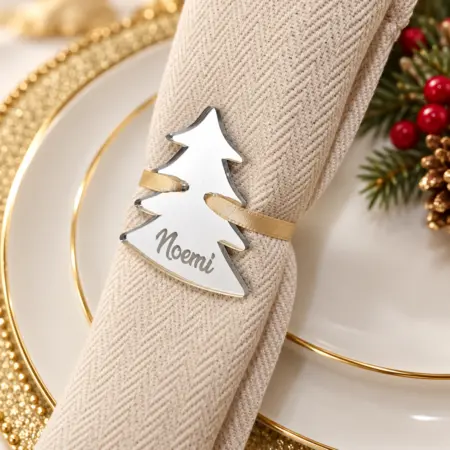 Segnaposto a forma di Albero di Natale Personalizzabile