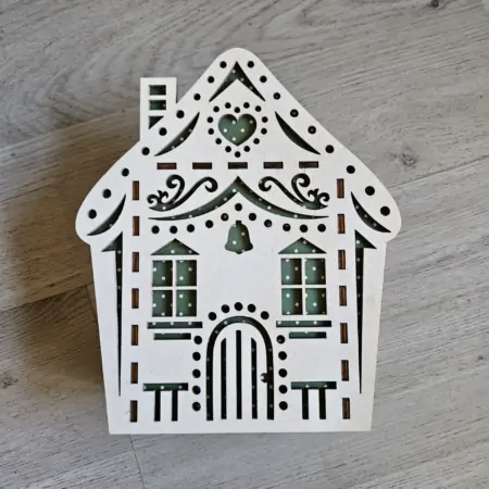 Scatola in legno Casetta di Marzapane