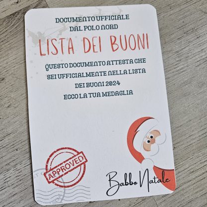 Medaglia dei Buoni di Babbo Natale  