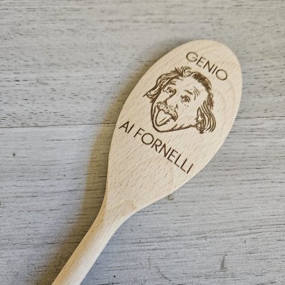 Mestolo in legno "Genio ai fornelli"  