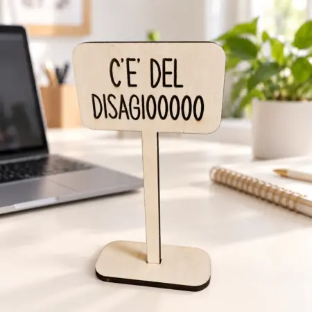 Cartello "Scorretto" C'è del disagio