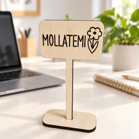 Cartello "Scorretto" Mollatemi
