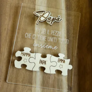Quadretto Papà Puzzle