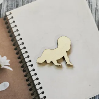 Sagoma in legno Neonato Baby