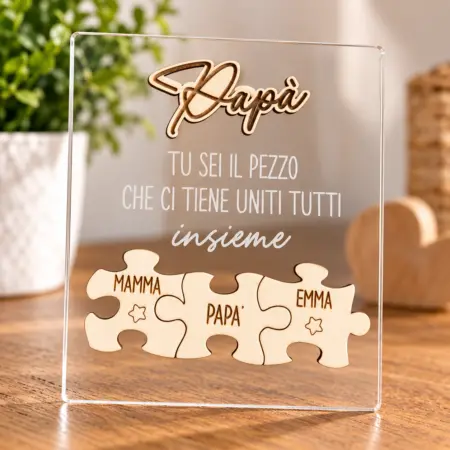 Quadretto Papà Puzzle