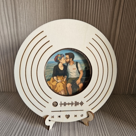 Vinile con foto e dedica spotify